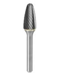ATZ13375 Half Inch SF 5 Ball Nosed Tree Bur Single Cut Solid Carbide for efficient stock removal