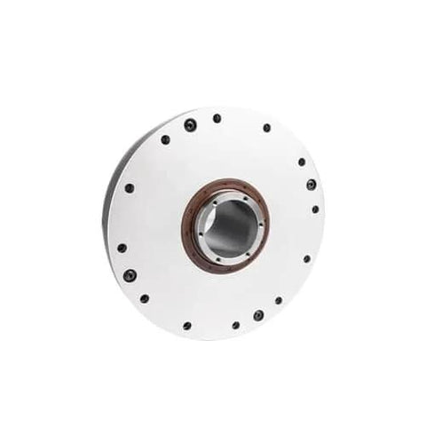 Harmonic Drive SHF 32 I Strain Wave Gear Reducer for Automation Robots and Medical Stepper Motors, front view of durable gearbox.