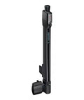 Heavy Duty Magnetic Gate Latch With Top Pull For Pool And Child Safety Key Lockable Six Pin Rekeyable Tumbler in matte black.