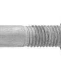 One Half Inch 13 Thread Hex Bolts Seven Inch Length Heavy Duty Exterior Hardware Kit With 25 Bolts And 25 Nuts Hot Dipped Galvanized