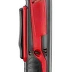 Side view of Heavy Duty Cordless Lithium Ion Right Angle Drill Compact High Torque Quick Disconnect Battery Power Tool.
