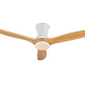 The Real Deal Industrial Wooden Ceiling Fan With Integrated Lights In A Stunning Silver Finish Brings Rustic Charm And Smooth Airflow To Your Kitchen Or Living Space With Style, featuring wood blades and integrated light.