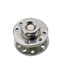 Top view of Weldable Barrel Door Hinges With Adjustable Torque And Free Stopping Damping LPXDS Circular Disk Pivot Heavy Duty Bearing