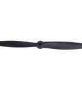 Black propeller from 1220mm RC Trainer Parts Kit With Propellers Spinner Motor Shaft Mount Board Landing Gear And ESC For Model Aircraft