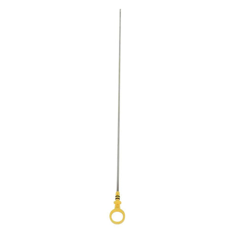 Engine Oil Dipstick Replacement For Cadillac Escalade ESV EXT And Chevy Avalanche Silverado Suburban Express 1500 2500 3500 V8 Models Fits 2002 To 2008 Easy Install High Quality Replacement Part, showing full view with yellow handle