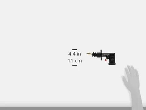 Side view of GS Compact Remote Master Cylinder 26015098 Rebuildable Design With High Pressure Die Cast Aluminum for muscle cars.