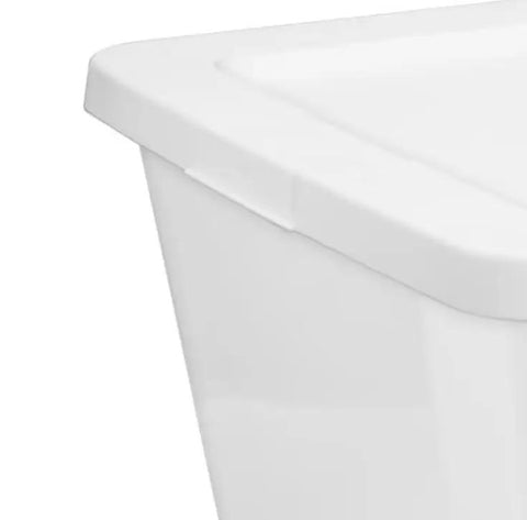 Kick Closet Clutter To The Curb With This Dang Sturdy 58 Quart Medium Clear Plastic Storage Bin Featuring A Secure Snap On Lid.