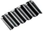 Bright Steel Corrugated Joint Fasteners For Wood Miter Locks Picture Frames 5/8 Inch 100 Pack, detailed view of fastener's corrugated design.