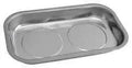Magnetic Parts Tray for Workshop and Garage, Heavy Duty Stainless Steel, 5-1/2 X 9-1/2 X 1-1/2 Inch Magnetized Organizer