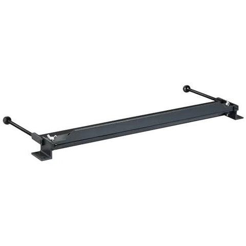 VEVOR 36-inch box-and-pan brake with dual lever handles, dark gray sheet metal bender