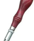 Base Cove Gouger Tool For Vinyl And Rubber Topset Cove Base Groover And Cutter With A Five Thirty Second Inch Blade, wood handle.