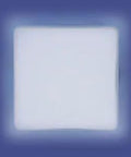 Contemporary Alex Wall Sconce Boasting A Straight Up Sleek Satin Nickel Frame And Heavy Duty Opal Blue Glass Shades With Three G9 Bipin Sockets For Chillin Room Glow That Looks Totally Dope Indoors - Opal blue glass shade detail.