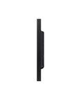 Rock Solid 55 Inch Outdoor Digital Signage Display side view showing slim design and durable casing for high traffic use.
