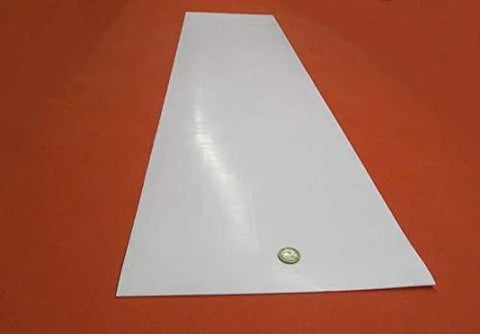 Virgin PTFE Sheet 1/16 Inch Thick 0.062 Inch By 12 Inch By 48 Inch High Purity Polytetrafluoroethylene for precision gaskets