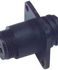 Beefy Circular Connector Receptacle Size Eleven Four Pin Panel Mount Bulk Pack One Hundred Pro Grade Electrical Socket side view
