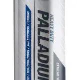 Palladium Two Heavy Duty Moly Grease cartridge for extreme pressure applications, showing label and capacity details.