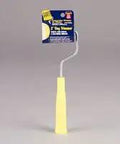 Hella Smooth Mini Paint Roller Kit Premium Foam Cover Detailing Frames with yellow handle and paint roller frame.