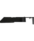 Black Automatic Cooktop Fire Suppression Microhood Vent Pack Of 10, side view of vent designed for mounting beneath microwaves.