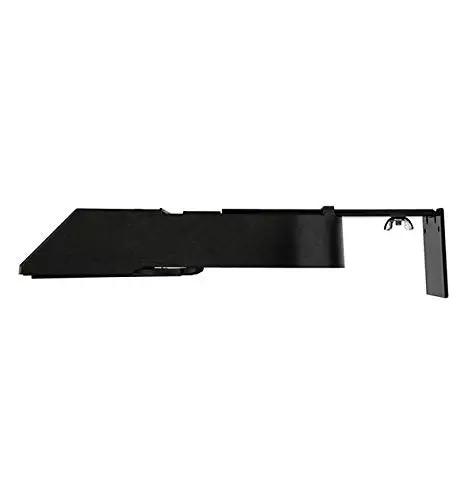 Black Automatic Cooktop Fire Suppression Microhood Vent Pack Of 10, side view of vent designed for mounting beneath microwaves.