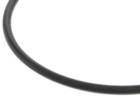 Close-up of a Buna N 90 durometer O-ring from the 155 Piece O Ring Kit For Face ORFS Fittings With 8 Common Sizes.