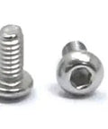 Heavy Duty Stainless Steel Hex Socket Button Head Cap Screws M2 X 4mm featuring a polished finish with visible hex drive.