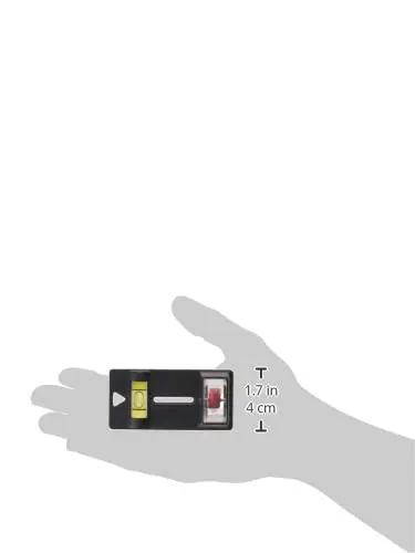 Heavy Duty Stud Finder With Built In Liquid Level Vial Accurate Wall Scanner Detects Wood And Metal Easily Ergonomic High Density Molded Body Slick Black Finish No Sweat Reliable Workhorse
