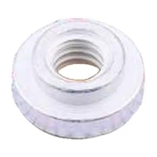 Top Tier Smd Round Nuts 20 Pack Surface Mount Circuit Board Hardware M4x2 Tin Plated Steel Circular Nut with a smooth finish.