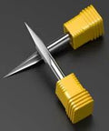 5 Piece 30 Degree CNC Router Bit Set Pro Grade With 0.5mm Tip For Engraving In Wood MDF Plywood And Metal Multi Material Carving