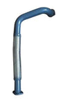 Top Shelf Replacement Oil Hose Compatible With Atlas Copco Air Compressor 1092918630 curved blue metal with mesh detail.