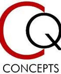 Logo of CQ Concepts in red and black, featuring interlocking letters CQ and the word Concepts below.