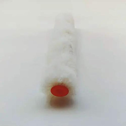 Top Shelf Industrial Polyamide Mini Roller Six Inches By Three Eighth Nap Bulk Pack One Hundred Units For All Paints Stains And Primers With Knockout Durability And Smoother Finish Every Time, close-up view of mini roller.