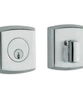 SOHO Series Antique Copper Zero Bezel Deadbolt Lock Heavy Duty Entry Door Security Upgrade with smooth finish design.