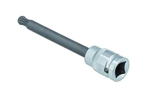 M10 Spline Ball End Bit For Half Inch Drive, 140mm Total Length, tool for Audi A3 VW Golf 2013 Up, Intake Manifold Removal