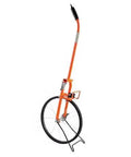 Heavy Duty Spoked Measuring Wheel With Spot On 4 Ft Diameter For No Sweat Distance Tracking Up To 99999 Ft Range Built Tough for rough terrain.