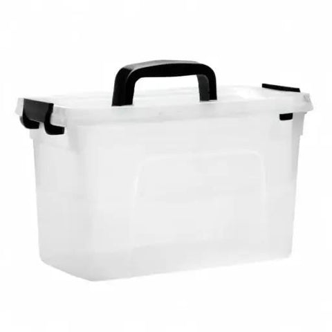 Tough As Nails Clear Storage Latch Boxes 6 Pack With Secure Seal Lids And Rugged Carry Handles Non Toxic Impact Resistant Plastic Totes For Closet Pantry Gear Organization That Are Legit Top Tier Picks