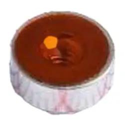 Top view of a copper tinned SMD surface mount round nut column for PCB connectors. Part of Twenty Premium SMD Surface Mount Round Nut Columns M Two X Two Copper Tinned PCB Connector Hardware With Knockout Durability And Zero Hassle Setup For Weekend Warriors And Pro Tech Shops.