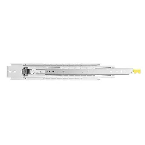 Beefy 60 Inch Heavy Duty Drawer Slides With Locking Full Extension, Side Mount Ball Bearing Rails, 500 Lb Capacity, Galvanized Finish