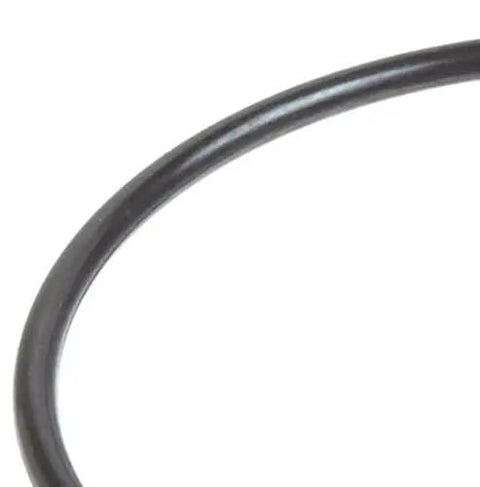 Close-up view of an O-ring from the 155 Piece O Ring Kit For Face ORFS Fittings With 8 Common Sizes Buna N 90 Durometer SAE Oil And Weather Resistant NBR O Rings Built Tough With Heat Resistance Up To 212F Intermittent Up To 250F.