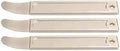 Three Pack Sheet Metal Skin Wedge Pry Bar Tools Set Pro Grade 4140 Steel Heat Treated With Slight Flex Nose For Less Breakage Built Tough