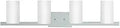 Astoria 4-Light Chrome Bath Light Fixture With Contemporary Modern Design, featuring satin opal glass shades and durable steel build