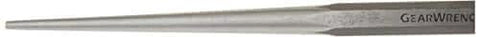 Close-up of a single punch from the 4 Piece Long Taper Punch Set With Softened Striking Ends And Ground Finish For Easy Identification