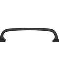 Front view of Six Inch C2C Modern Texture Cabinet Handle Pull In Solid Cast Iron Black Finish showing its sturdy design and texture.