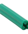 Expanding Plastic Screw Anchors With One Quarter Inch Hole And One And A Half Inch Length Pack Of 100 For Concrete Tile And Marble, green