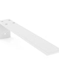 White 22 inch Hidden Countertop L Bracket For Overhang Support Beefy Heavy Duty Steel Granite Countertop Bracket