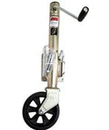 RAM MJ-1500B swivel tongue jack, 1500 lb capacity, gold metal body with black wheel and crank handle