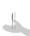 60 Count Round Stic Xtra Life Black Ballpoint Pens Deliver Top Shelf Writing With Smooth Gliding Ink That Locks Far Longer Than Regular Pens shown in hand for size comparison.
