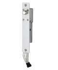 Premium Right Angle Mortise Deadbolt Featuring A Robust 0.61 Inch Diameter Steel Bolt With A Generous 0.67 Inch Throw Construction side view with wire connections.