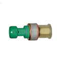 Straight Swap High Voltage Sensor For Nsk Be020i U005 And 00PPG000002000 showing green connector and brass body.