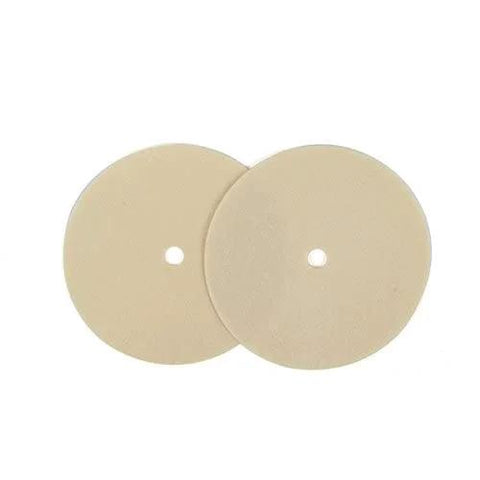 Two beige inhalation valve discs for 6200/6800/6000 series respirators