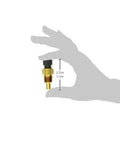 Straight Swap TX43T Engine Coolant Temperature Sensor held in hand for size reference, showing compact design and rugged build.